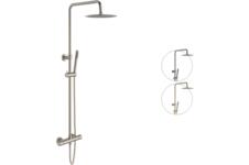 Aloni Optima Rondo Opbouw Thermostatische Regendoucheset