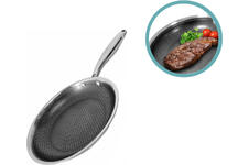 ENRICO Koekenpan Ã20 cm â" RVS Honingraat Anti-Aanbakpan â" PFAS/PTFE-v