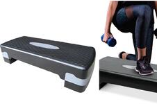 Fedec Aerobic Step Verstelbaar - Zwart/grijs