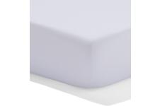 HEMA Topper hoeslaken 180x200cm hotel katoen percal wit