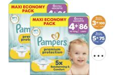 172x Pampers Premium Protection Luier | Maat 4+ | 10-15 kg