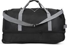 TravelZ Opvouwbare Reistas met Wielen - 80-95 Liter - Zwart