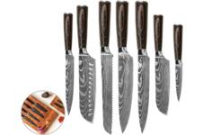 Shinrai Damascus Print Messenset | 7-delig