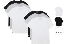 6x Lacoste Basic T-Shirt | Heren