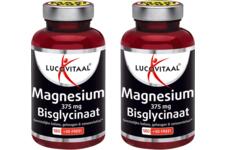 2x 210 Lucovitaal Magnesium Bisglycinaat Tabletten | 375 mg