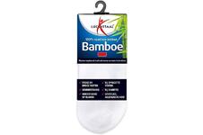Lucovitaal Bamboe Enkelsokken Wit 35-38