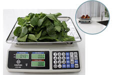 FEDEC Digitale Horeca weegschaal - Tot 40KG - RVS