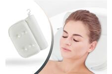 Sleepmed Badkussen - Hoofd- & Neksteun - 4 Zuignappen - Wit