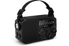 Philips TAR1609 Noodradio - FM/AM - Zonnepaneel - Handslinger - SOS-alarm