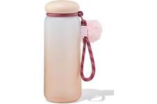 HEMA Waterfles 780ml met draagkoord kleurverloop