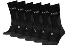 HEAD Wandelsokken All Climates Hiking Crew 6-pack Zwart