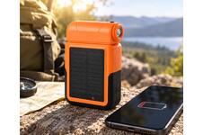 Powerbank op Zonne-energie 10.000 mAh met Zaklamp