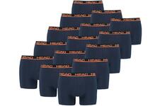 Head Boxershorts Basic 15-Pack Orange/Peacoat