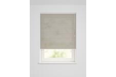 HEMA Plissé dubbel transparant structuur taupe