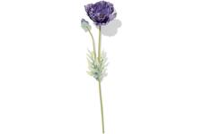 HEMA Kunstbloem klaproos 55cm rubber paars