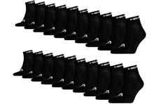 Head Sokken Quarter 20-pack Zwart