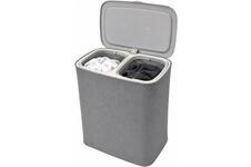 XEMM Wasmand 2 Vakken 90 liter - Grijs