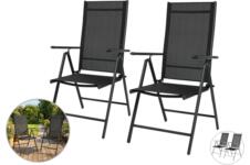2x Lifa Garden Aluminium Tuinstoel