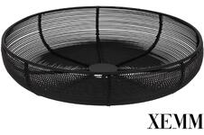 XEMM Fruitmand Pim - Draadmand - 29 x 29 cm - Zwart