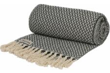 Fitz Living Plaid Visgraat - Zwart