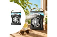Nexxt Mistventilator Led en Usb Oplaadbaar - Zwart