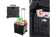Opvouwbare Trolley met Vouwkrat 40 Liter
