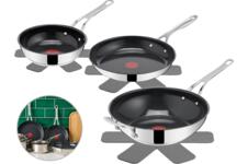 Jamie Oliver by Tefal Pannenset met Panbeschermers | 3-delig | 20, 28 & 30 cm