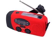 Nexxt Noodradio - Handdynamo - Zonnepaneel - Powerbank - LED Zaklamp