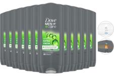 12x Dove Men+Care Extra Fresh 3-in-1 Douchegel | 400 ml