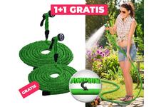 Uitrekbare Tuinslang 15 Meter met Sproeikop