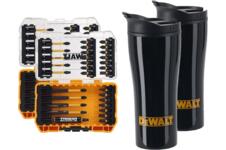 2x DeWalt 32-delige FlexTorq-Bitset & Thermosbeker