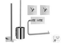 House Rio WC-set 5-delig | Chroom