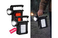 Nood- En Campinglamp Met USB-C En Zonnepaneel