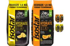 2x Isostar Hydrate & Perform | 1,5 kg (1x Lemon & 1x Orange)