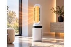 Bladloze Ventilatorkachel 2-in-1 met Afstandsbediening