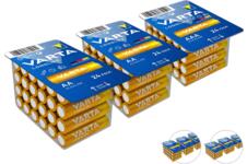72x Varta Longlife Batterijen | 48x AA + 24x AAA
