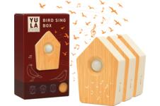 3x Yula Living Vogelgeluiden Huisje met Bewegingsensor