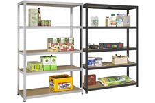 Stellingkast met 5 Planken en Metalen Frame