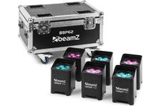 BeamZ set met 6x BBP62 uplights voor binnen en buiten in flightcase