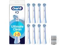 8x Oral-B iO Ultimate Clean Opzetborstel | Wit