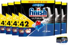 252x Finish Ultimate Vaatwastabletten | Lemon
