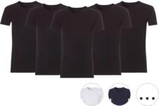 5x Ten Cate Bamboo Basic Heren T-Shirt | Ronde of V-Hals