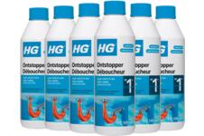 6x HG Vloeibare Ontstopper Badkamer | 500 ml