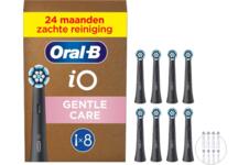 8x Oral-B iO Gentle Care Opzetborstel | Zwart