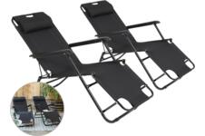 2x Lifa Garden Ligbed Stoel