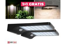 Ultra Dunne Solar Sensor Buitenlamp Zwart