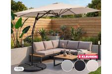 XXL Zweefparasol 3 Meter met One Click Opzetsysteem