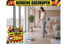 Elektrische Roterende Dweil met Sprayfunctie en LED